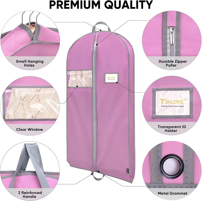 BALEINE 1PK Heavy Duty Garment Bag - Image 5