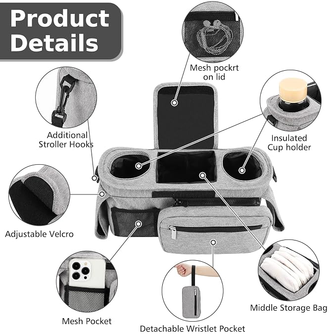 Accmor Universal Stroller Organizer - Image 4
