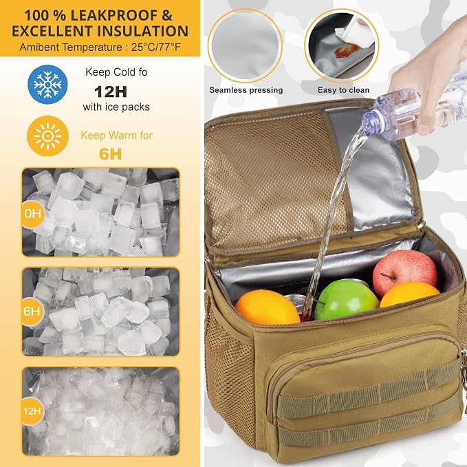 Tactical Double Deck Cooler Backpack - Image 3