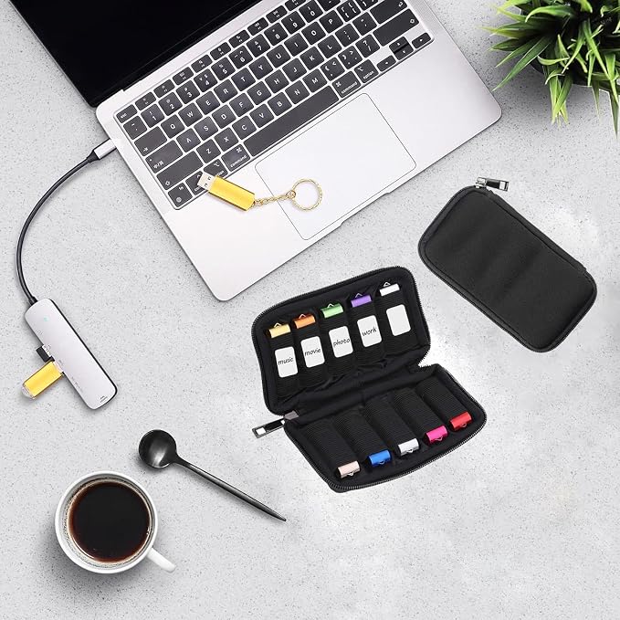 ABLAZE Flash Drive Case USB Storage Case, USB Holder Storage Bag - Image 6