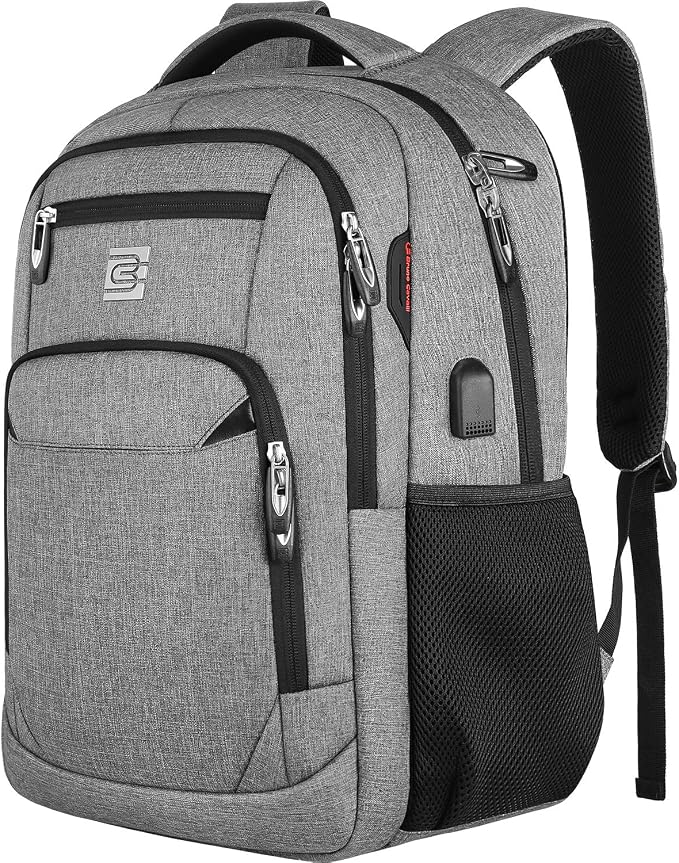17 Inch Laptop Backpack, Business Anti Theft Slim Durable Laptops Backpack by Volher