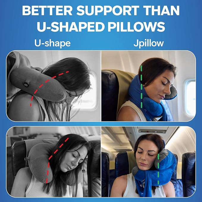 JPillow Travel Pillow for Airplanes – A Little Bulky, and Takes a Couple of - Image 4