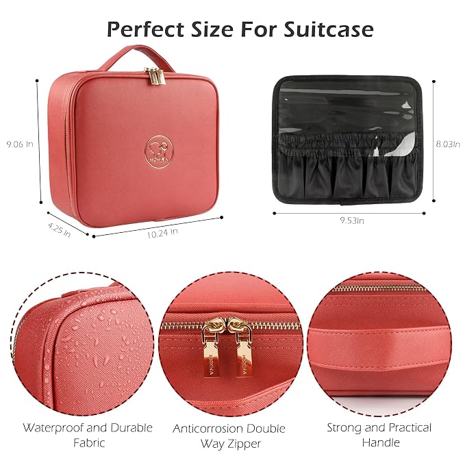 MOMIRA Travel Cosmetic Train Case - Image 2
