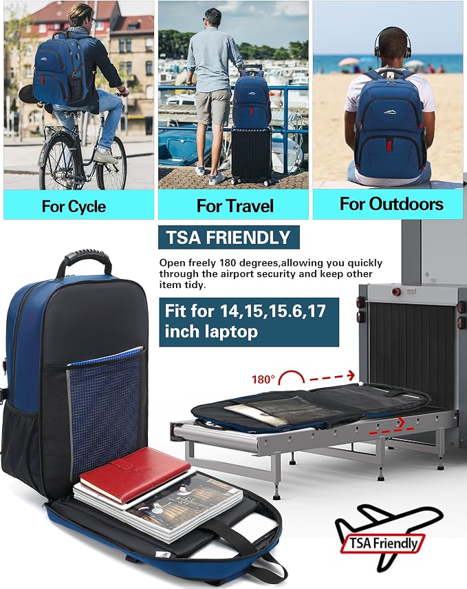 ProEtrade Travel Backpack, Extra Large Laptop Backpack School Business Anti - Image 5