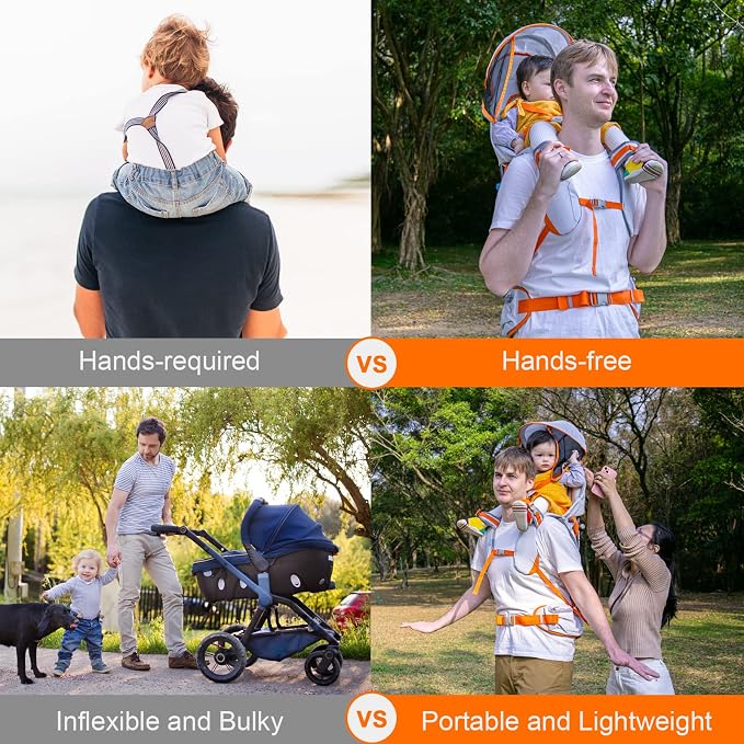 Baby Shoulder Carrier Baby Hiking Backpack Carrier - Image 5