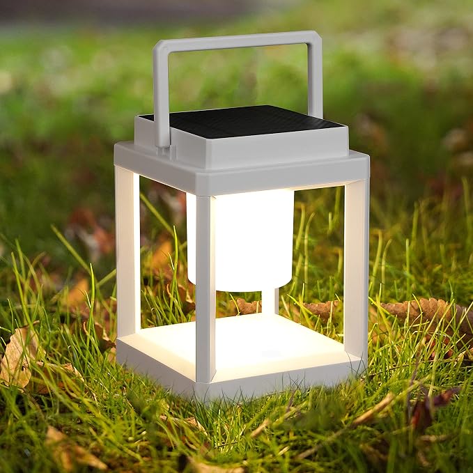 LETRY Outdoor Table Lamp, 3-Level Brightness LED Nightstand Lantern, Portable by LETRY