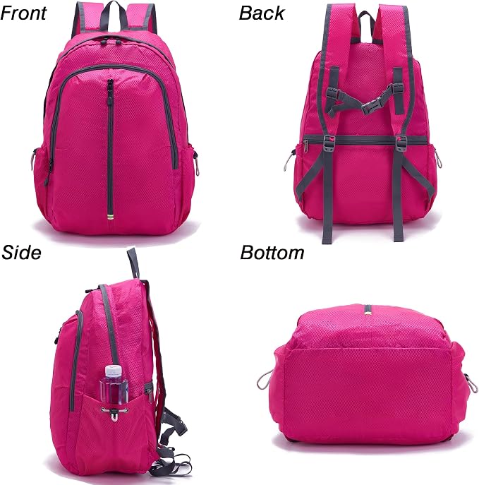 YZAOLL 25L Lightweight Packable Hiking Backpack Waterproof Hiking Daypack - Image 6