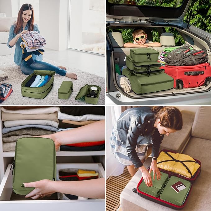 8 Set Compression Packing Cubes - Image 7