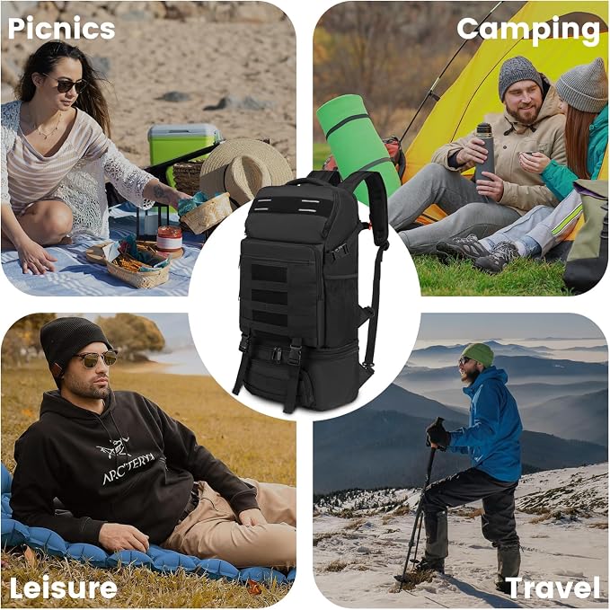 Lunch Backpack, Insulated Cooler Backpack Removable Lunch Box - Image 6