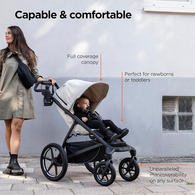Thule Urban Glide 4-Wheel Single Child All-Terrain Stroller, Full-Suspension - Image 2
