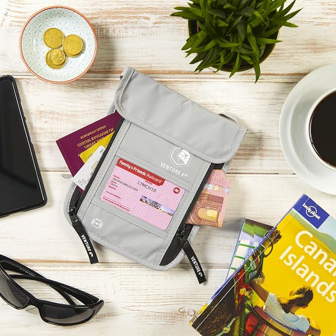 VENTURE 4TH Passport Holder Neck Wallet - Image 6