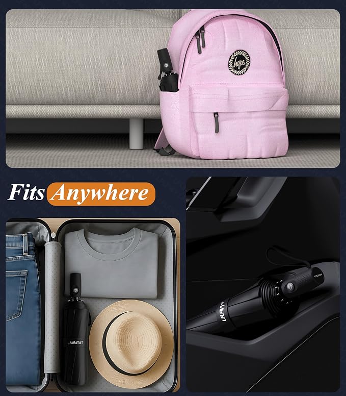 Windproof Travel Umbrella Compact, Automatic Open Close Umbrellas - Image 8