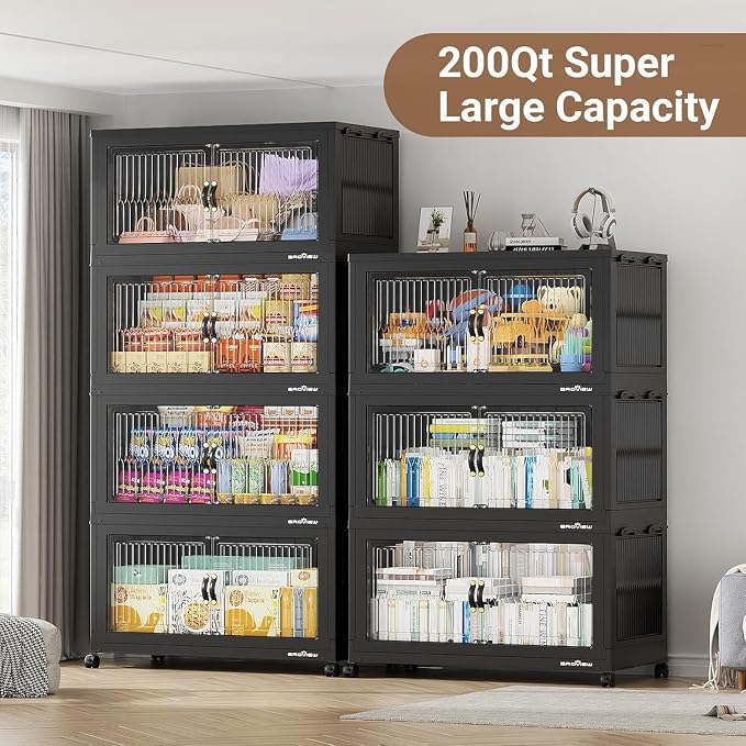 BROVIEW 600Qt Extra Large Stackable Storage Bins - Image 6