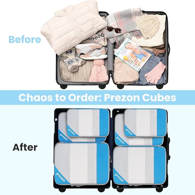 8 Set/6 Set/4 Set Compression Packing Cubes - Image 7