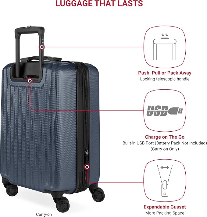 SwissGear 7272 Energie Hardside Expandable Luggage - Image 4