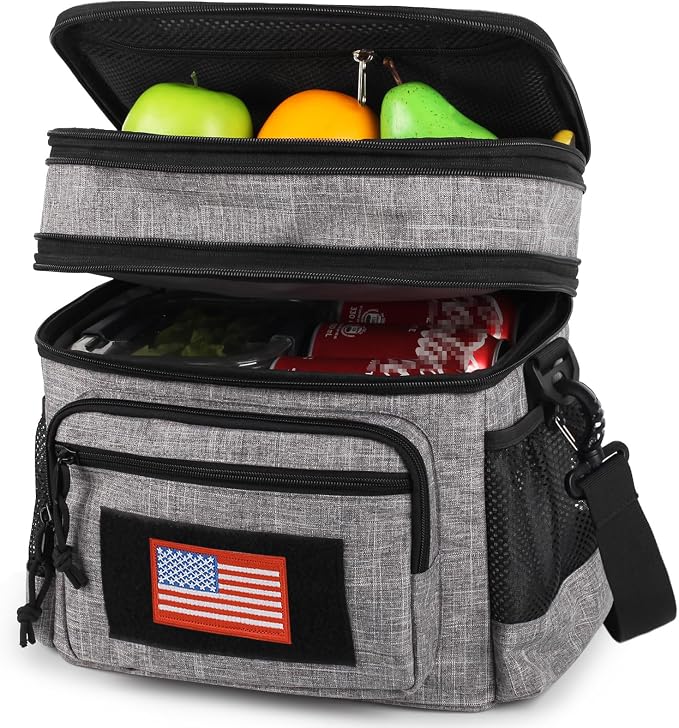 ATRIPACK Lunch Bag for Men, Double Deck Tactical Lunch Box Work by ATRIPACK