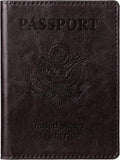 TIGARI Passport Holder for Travel Women Men, PU Leather Passport Wallet Cover by TIGARI