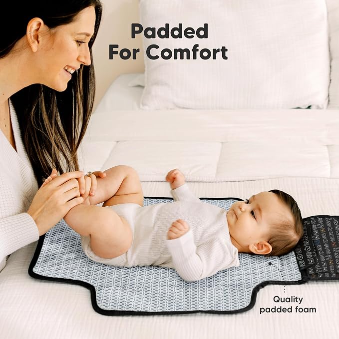 KeaBabies Portable Diaper Changing Pad - Image 4