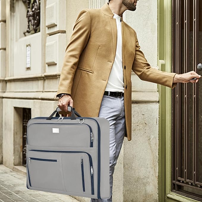 AKOZLIN Travel Luggage Garment Bag Foldable Hanging Suit Bag - Image 7