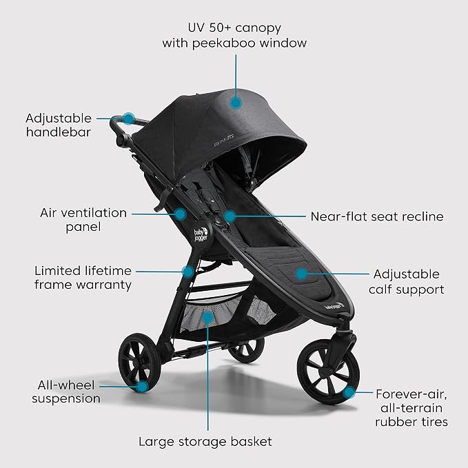 Baby Jogger City Mini GT2 All-Terrain Travel System Includes City GO 2 Infant - Image 7