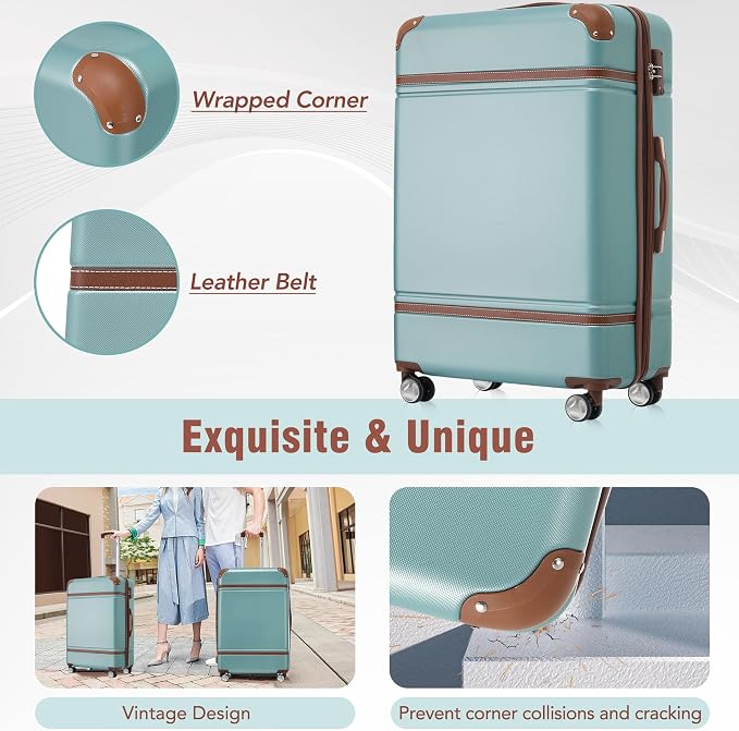 Merax Luggage Set 2 Piece Suitcase Set - Image 6