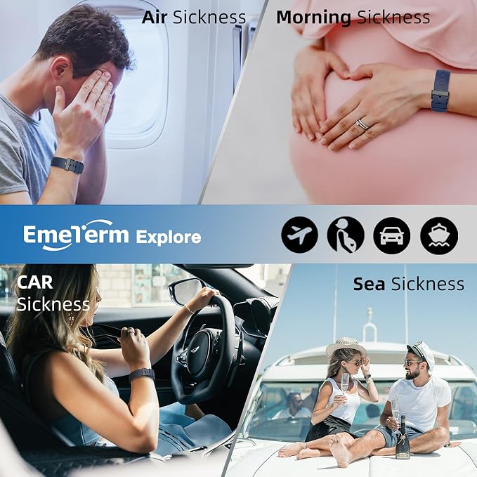 EmeTerm Explore FDA-Cleared Anti-Nausea Wristband IP67 Waterproof Morning - Image 7