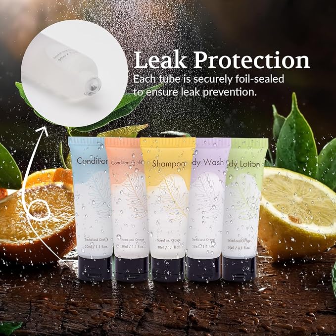 Hotel Shampoo Bulk 1.Oz Each Individually Wrapped Travel Size Shampoo 200 PCS - Image 4