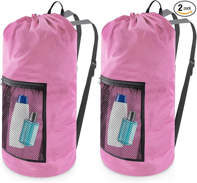 Laundry Bag Backpack, Olosar 2PCS Extra Large Travel Laundry Bag by Unknown