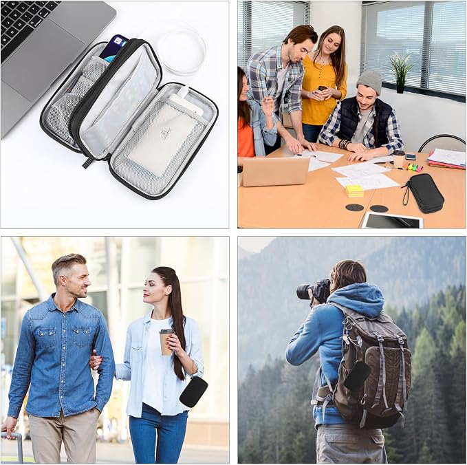 Electronic Accessories Organizer Carry Bag, Travel Cable Organizer Pouch - Image 8