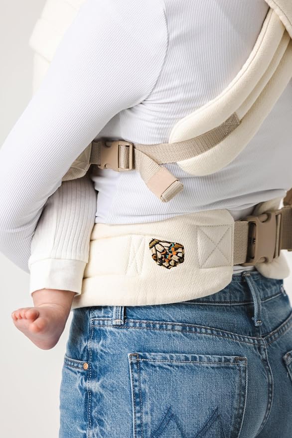 Mabē Monarch Ergonomic Baby Carrier – Premium Cotton Soft Structured Newborn to - Image 3
