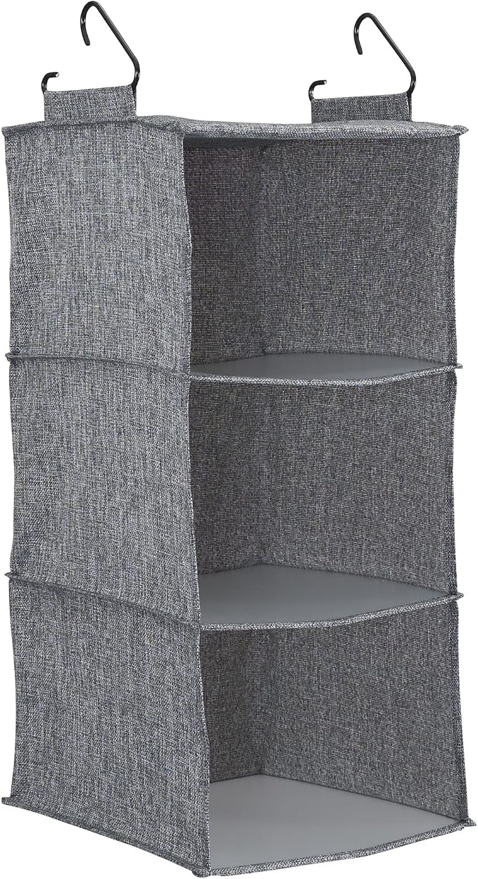 Household Essentials 3 Shelf Hanging Closet Organizer, Hanging Shelf by HouseholdEssentials