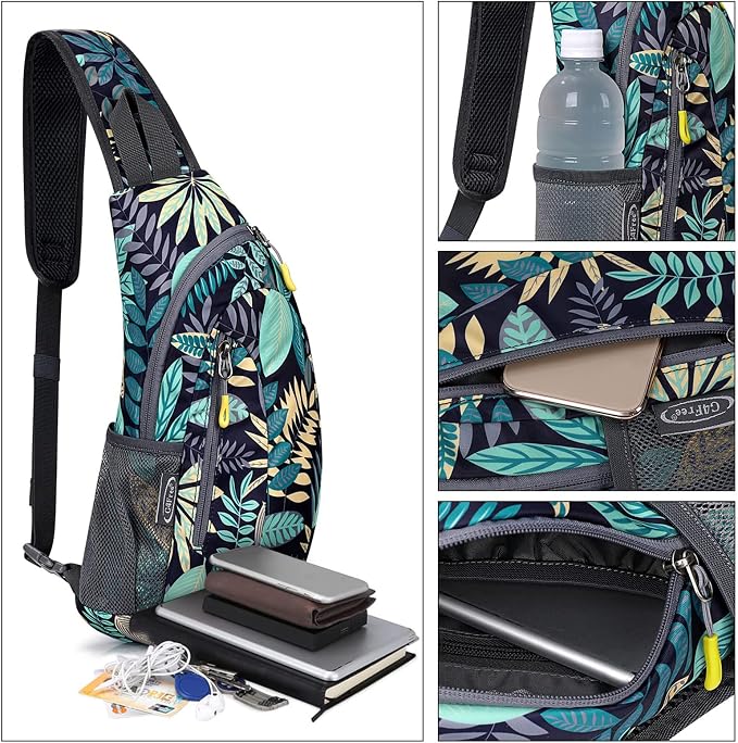 G4Free Sling Bag for Men Women, Small Crossbody Backpack Lightweight Chest - Image 3