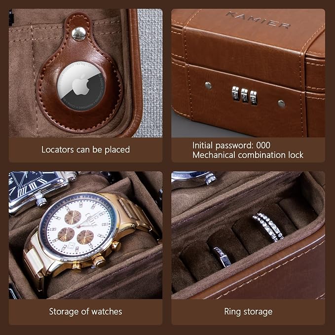 KAMIER Watch Case with Combination Lock - Image 2