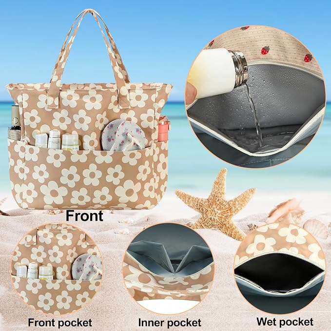 Waterproof Beach Tote Pool Bags - Image 4