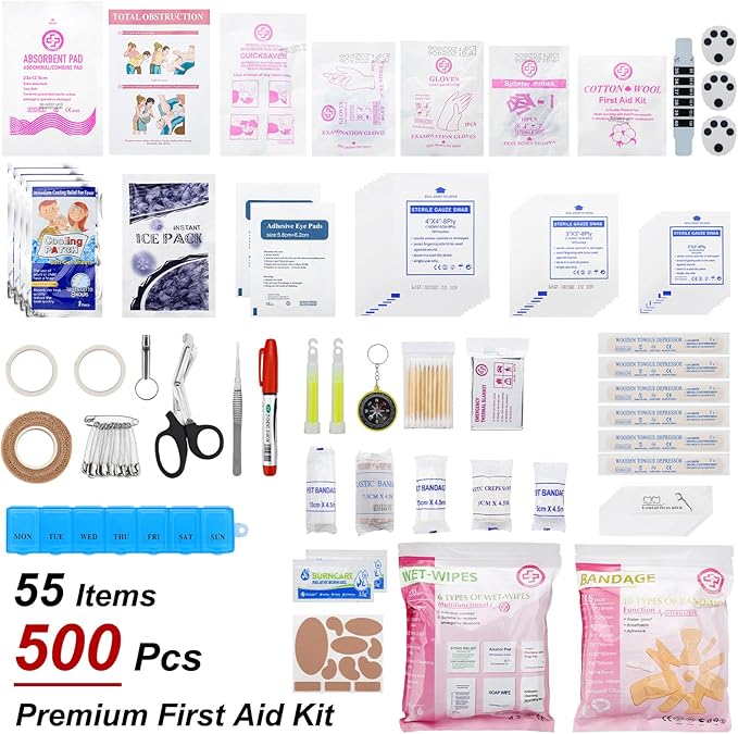Professional 500 Piece Emergency First Aid Kit - Image 3