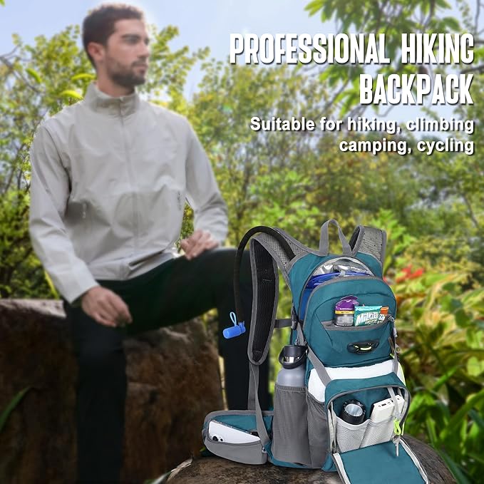 N NEVO RHINO Hydration Backpack, 18L Multipurpose Hiking Backpack - Image 5