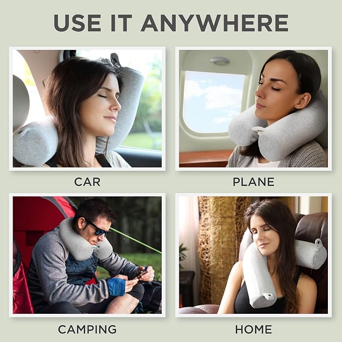 Dot&Dot Twist Memory Foam Travel Pillow - Image 5