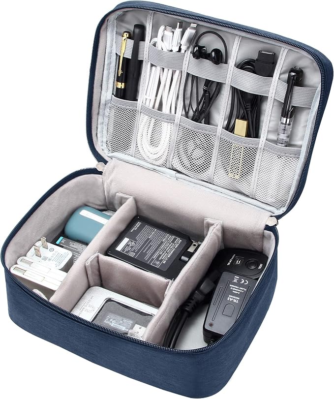 VOCUS Electronics Organizer Travel Cable Organizer Bag - Image 2