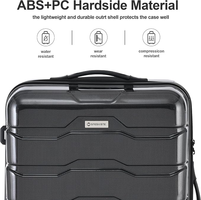 3 Piece Luggage Set, Hardshell Luggage Sets - Image 6
