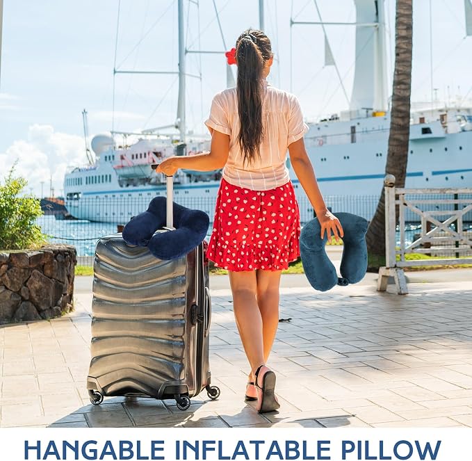 Sintuff 2 Pack Inflatable Travel Pillow - Image 5