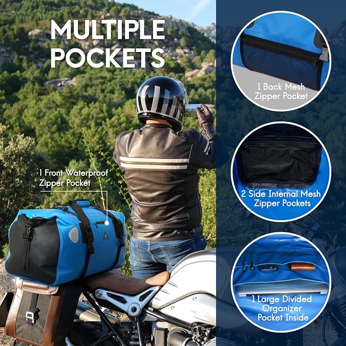 Haimont Waterproof Duffel Bag Roll-top Dry Duffel Bag - Image 4