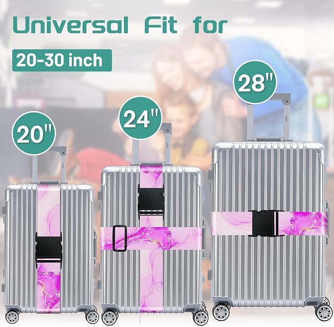 Slohif Luggage Straps for Suitcases Travel Belt Accessories Luggage Connector - Image 3