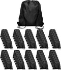 60 Pieces Drawstring Backpack Bags Sports Sackpack Bulk Cinch Gym Bag by Topspeeder