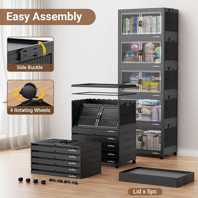 BROVIEW 300Qt Stackable Storage Bins - Image 6