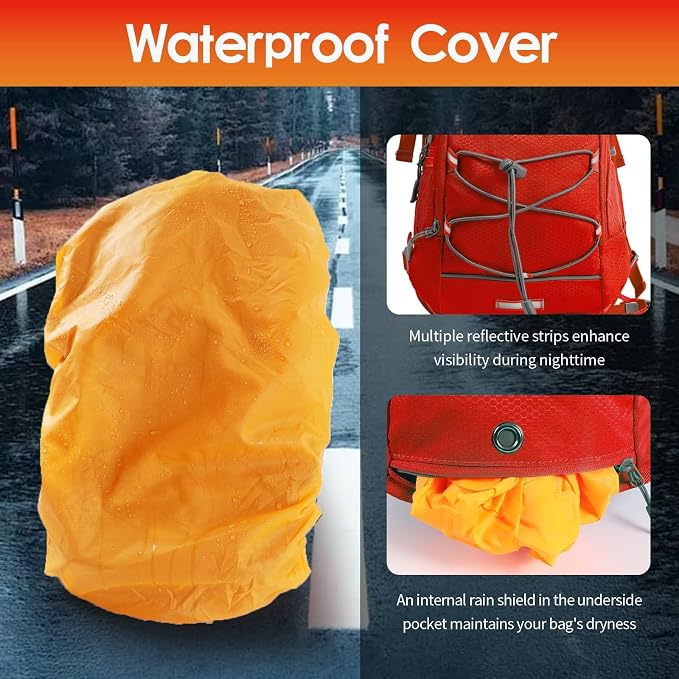 WOLT Hydration Backpack 18L Hiking Water Backpack - Image 5