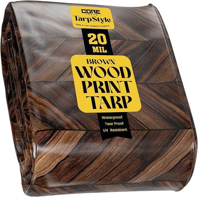 Core Tarps Extreme Heavy Duty 20 Mil Tarp Cover, Waterproof, UV Resistant by CoreTarps