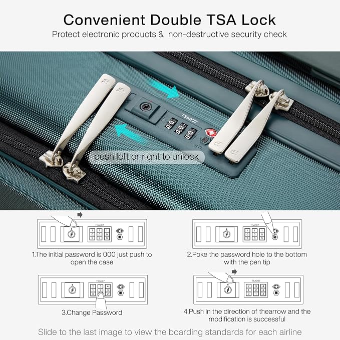 Hanke Grace Carry On Luggage - Image 5