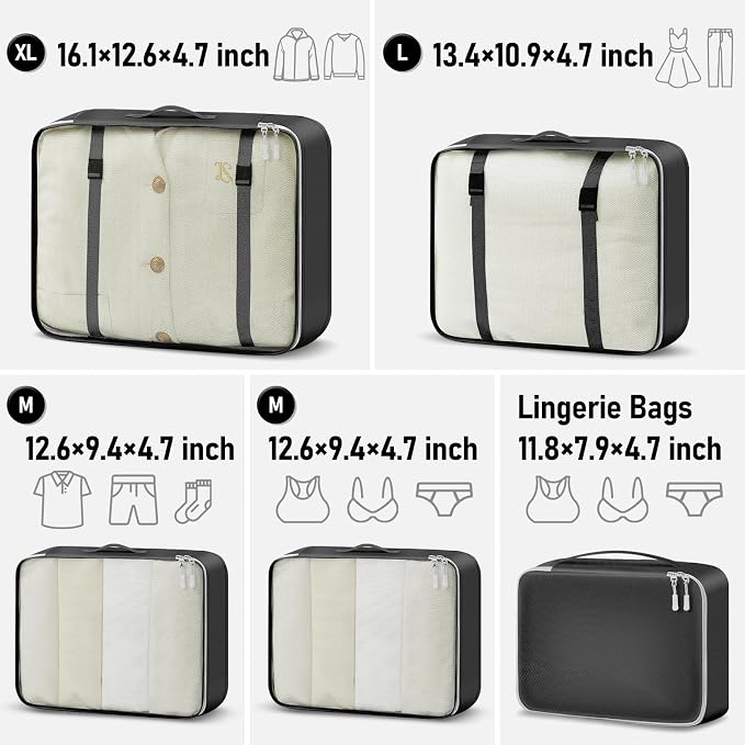 4-Piece Packing Cube Set - Image 4