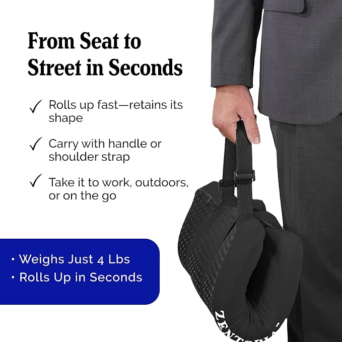 Gel and Memory Foam Seat Cushion – Office – Ergonomic Cushion Pad - Image 5