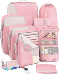 8 Set Packing Cubes for Travel, Gifts for Women Mom, Anti-Tearing Suitcase by OlarHike